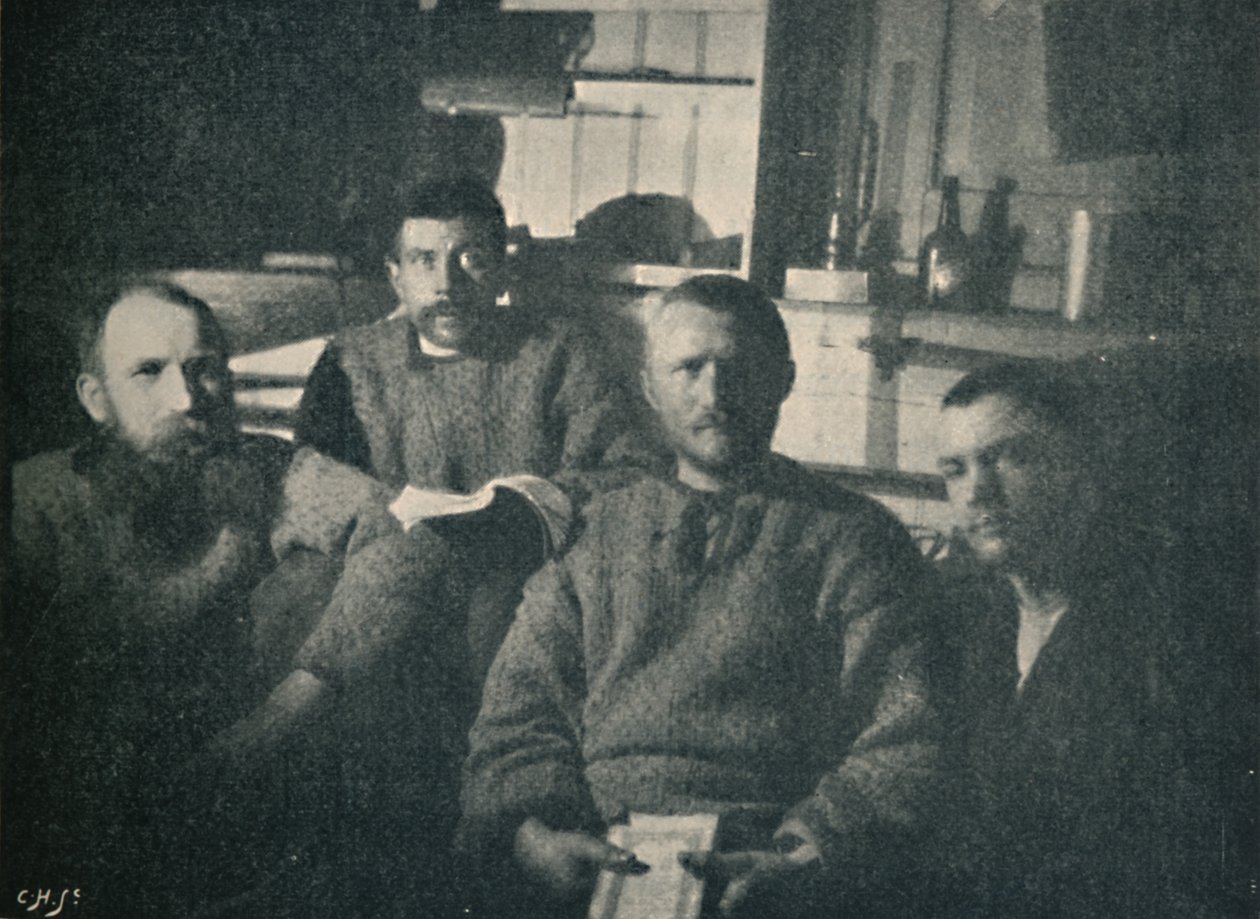 Der Salon wurde in ein Lesezimmer umgewandelt, 1893-1896, 1897 von Unbekannt