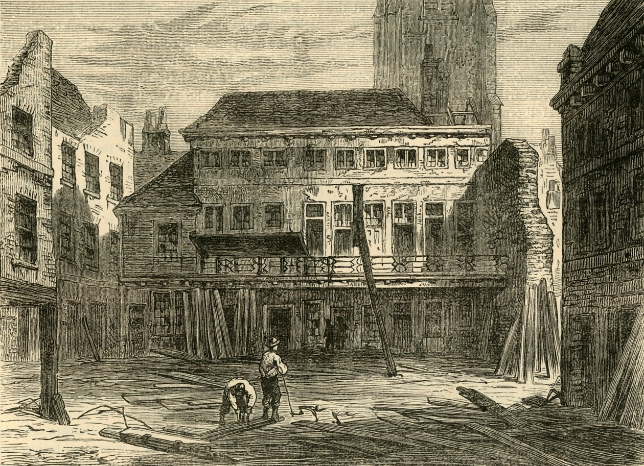 The Saracens Head, Snow Hill, ca. 1872 von Unbekannt