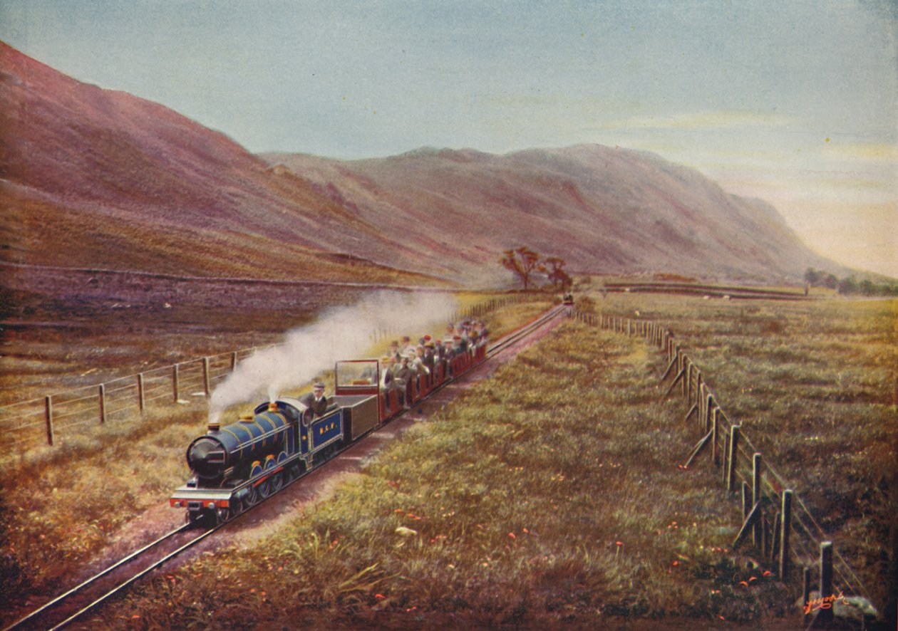 Die kleinste Personenbahn der Welt. In Eskdale, Cumberland, 1926 von Unbekannt