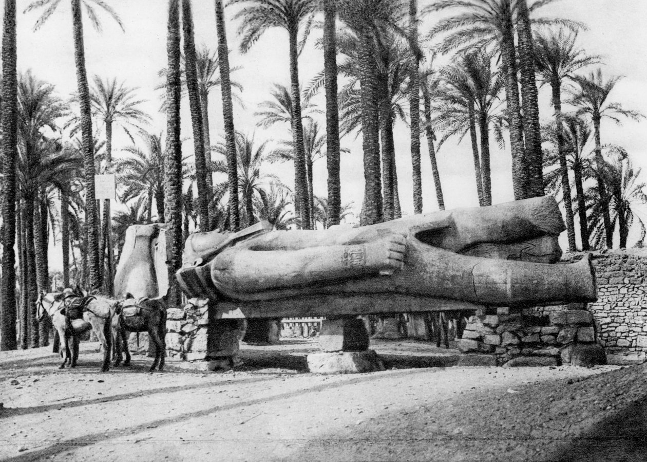 Die Statue von Ramses II., Kairo, Ägypten, ca. 1920er Jahre von Unbekannt