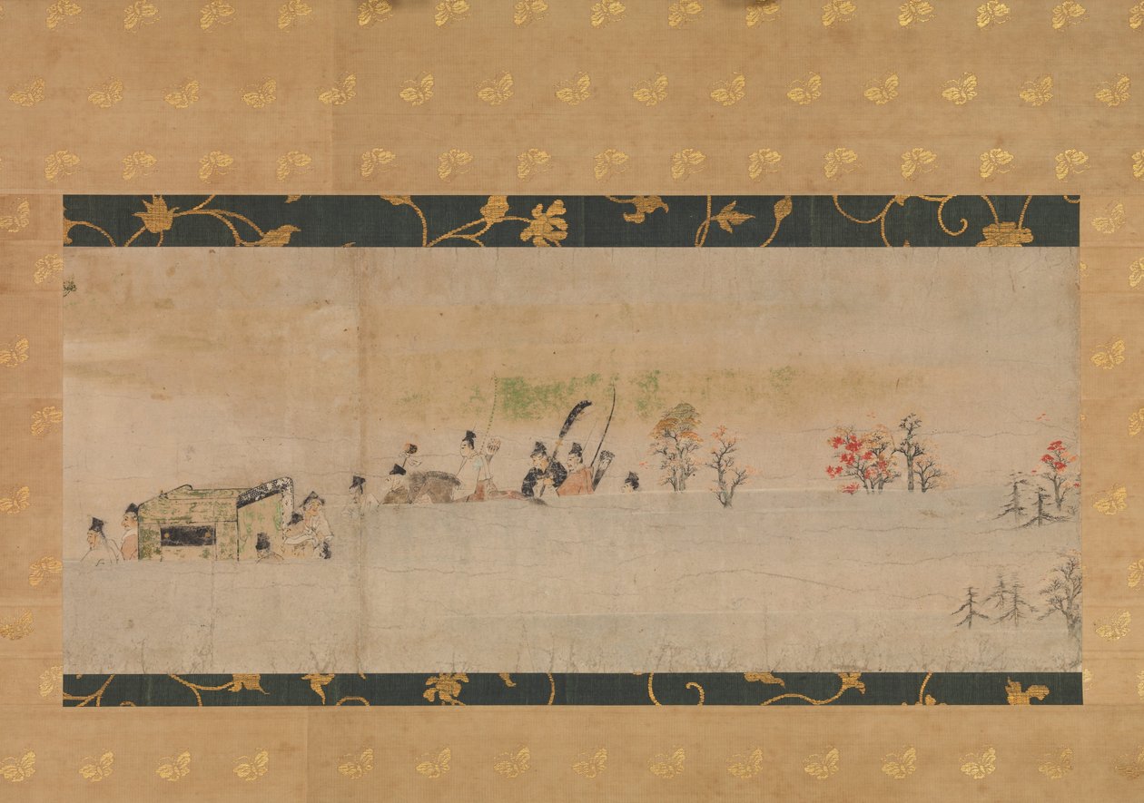 Die Geschichte von Sumiyoshi Sumiyoshi monogatari emaki, spätes 13. Jahrhundert von Unbekannt