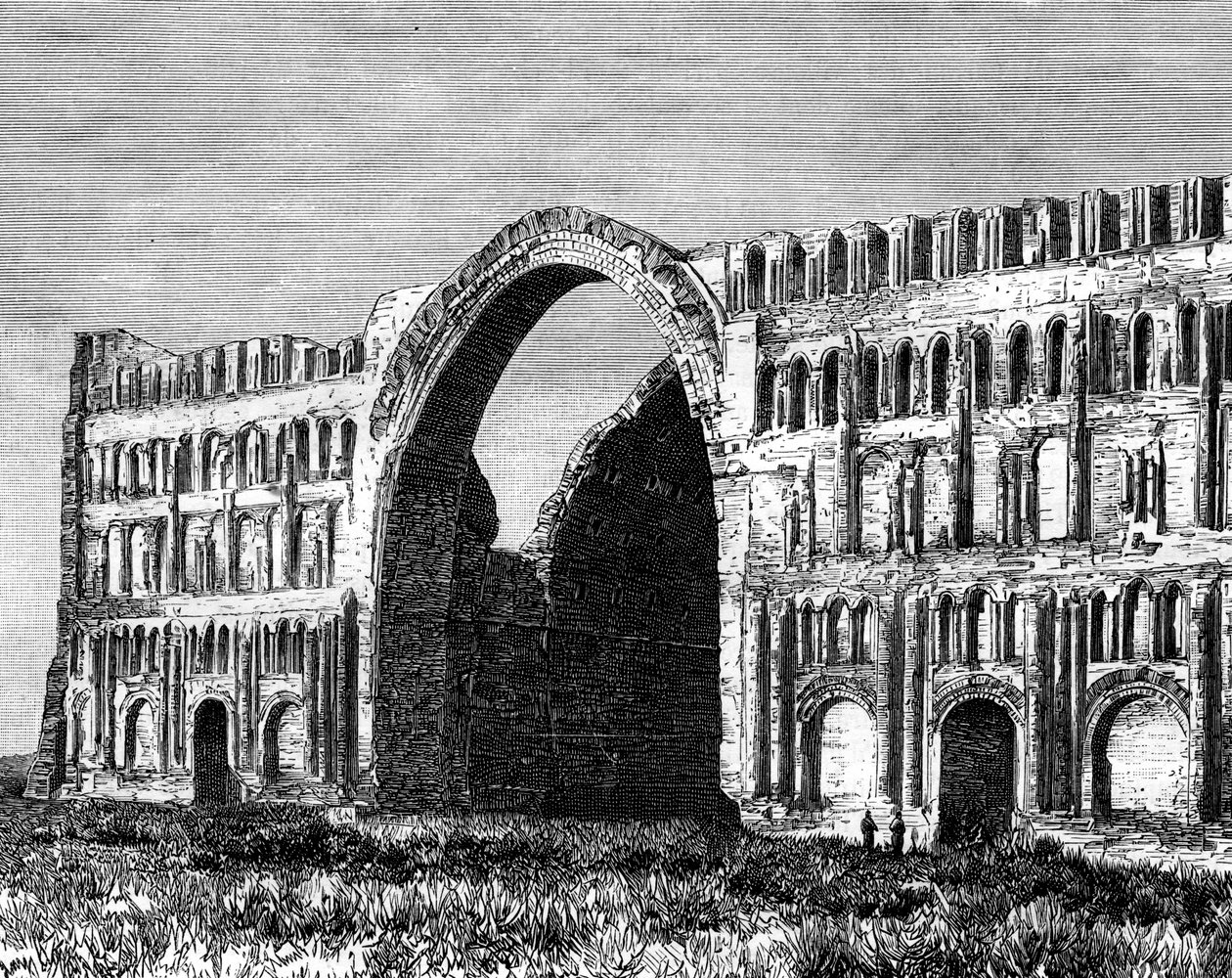 Der Taq-i Kisra, Ktesiphon, Irak, 19. Jahrhundert von Unbekannt