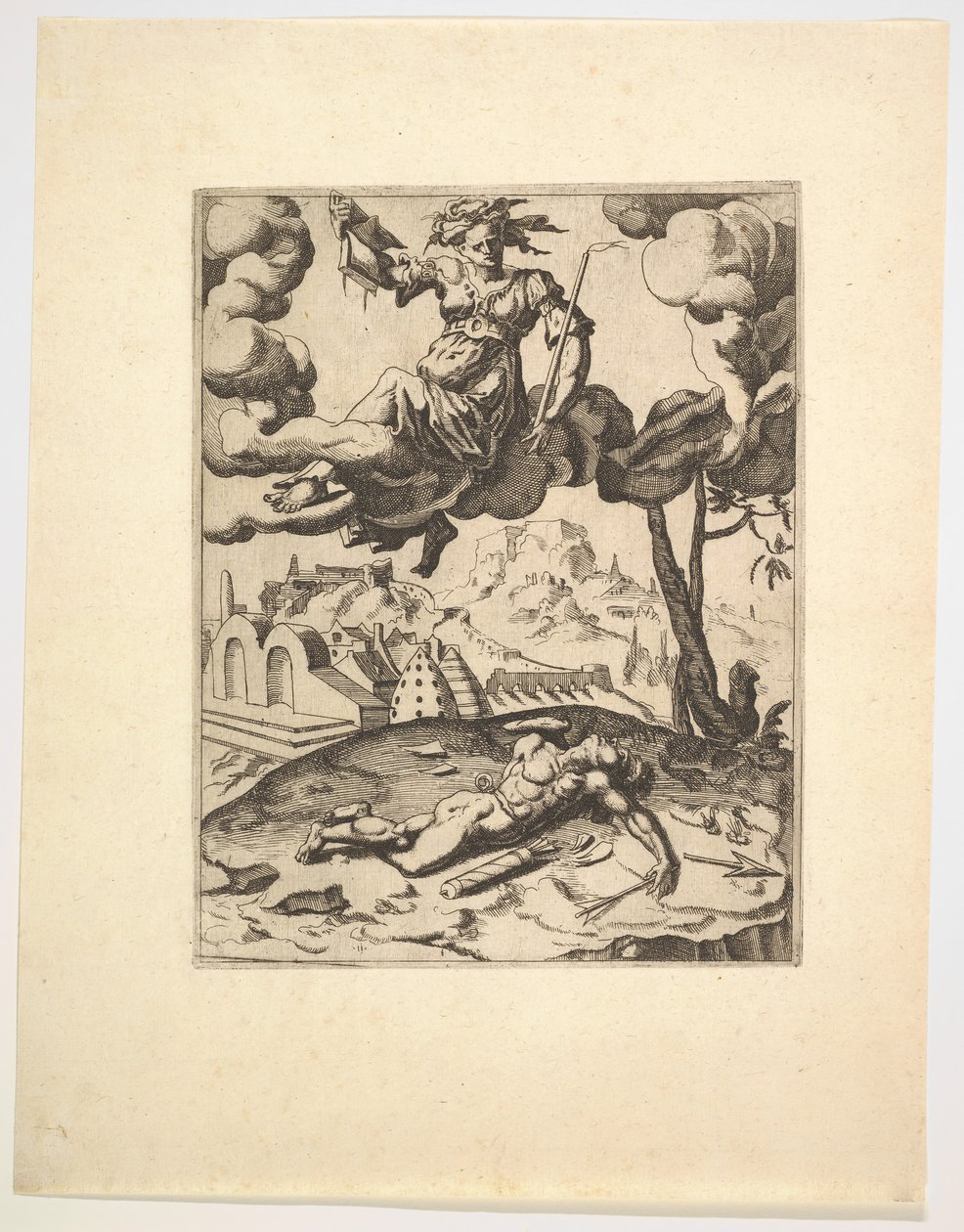 Der Triumph der Keuschheit aus Die Triumphe des Petrarca von Unbekannt