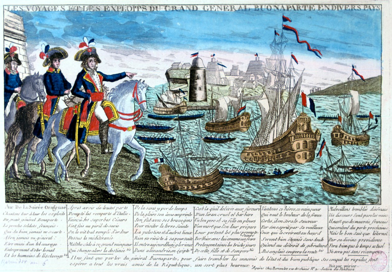 Die Reisen und Taten von General Bonaparte, 19. Jahrhundert von Unbekannt