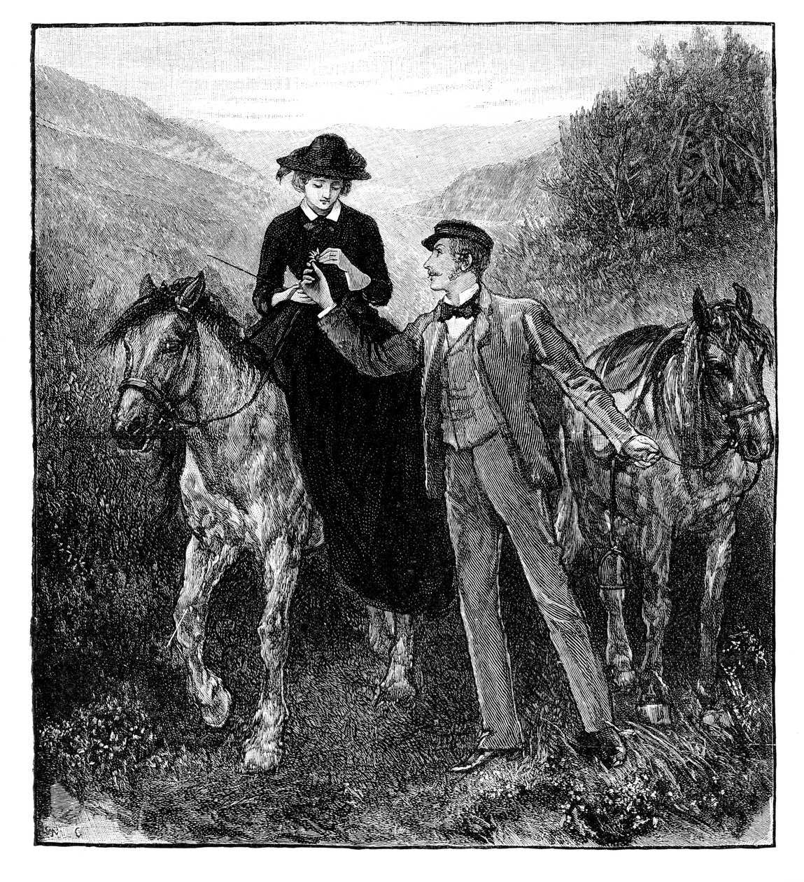 Das Werben der Prinzessin Royal, 1850er Jahre, 1888 von Unbekannt