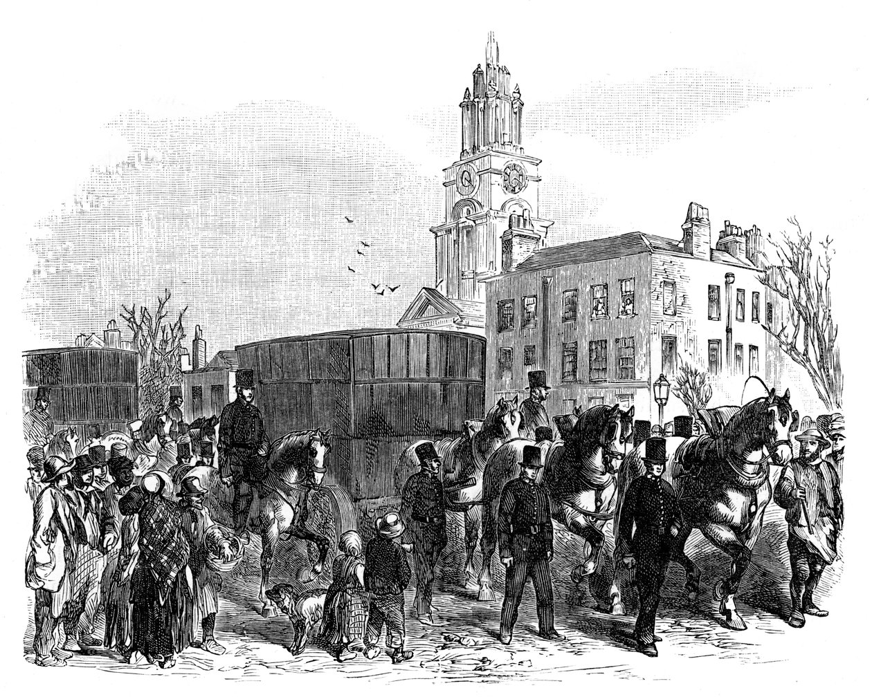 Der Transport von australischem Gold von den East India Docks zur Bank of England, London, um 1888 von Unbekannt