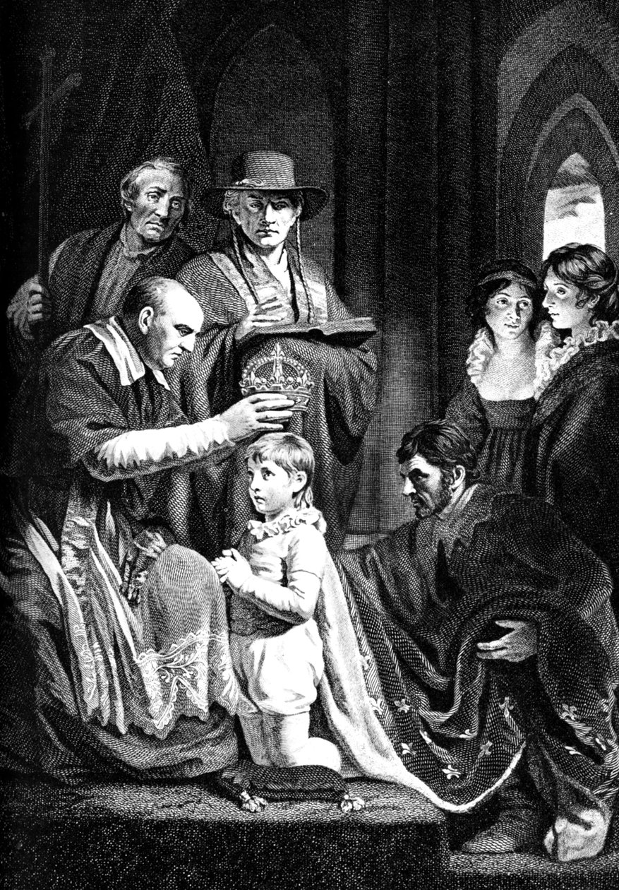 Die Krönung von Heinrich VI. von England, 1422, um 1905 von Unbekannt