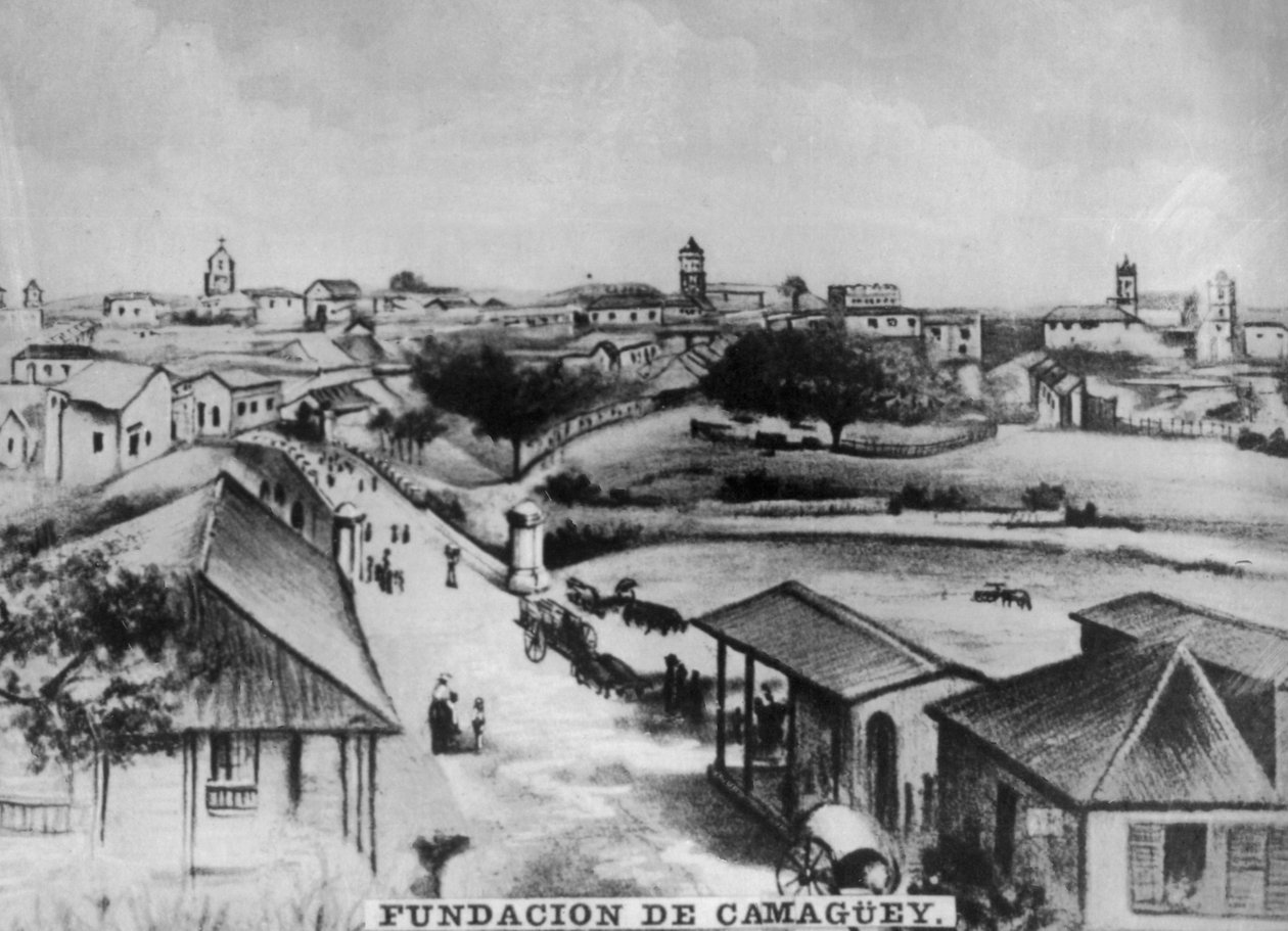 Die Gründung von Camagüey, Kuba, ca. 1910 von Unbekannt
