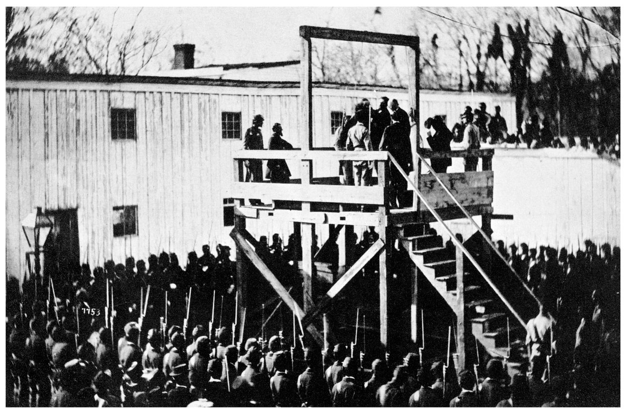 Die Hinrichtung von Henry Wirz, Washington DC, USA, 1865 1955 von Unbekannt