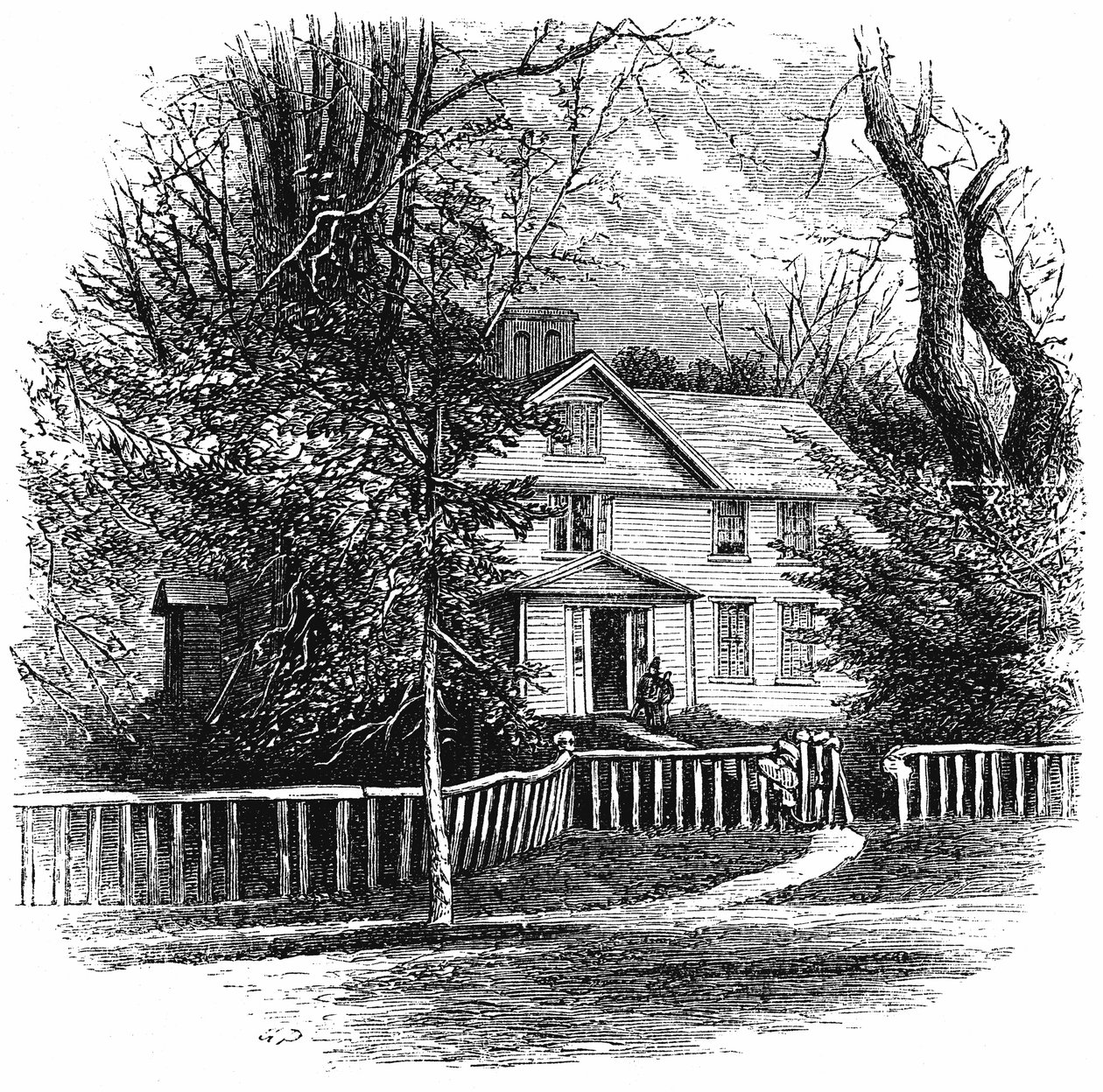 Das Haus von Amos Benson Alcott, Concord, Massachusetts von Unbekannt