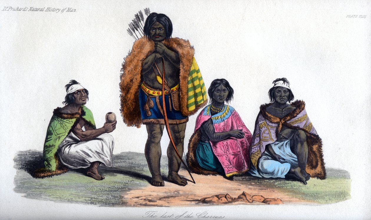 Der letzte der Charruas, 1848 von Unbekannt
