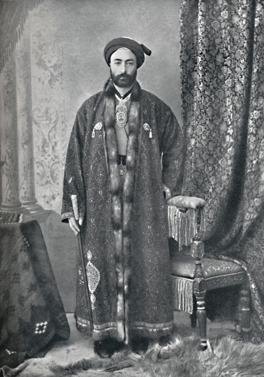 Der Offizier, der für das heilige Heiligtum in Maschhad, Persien, verantwortlich ist, 1902 von Unbekannt