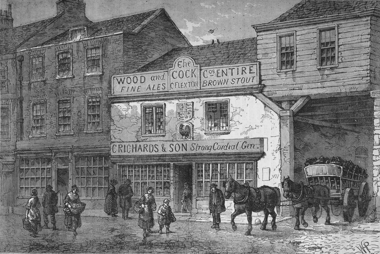 Die alte Cock Tavern, 4 Tothill Street, Westminster, London, 1875-1878 von Unbekannt
