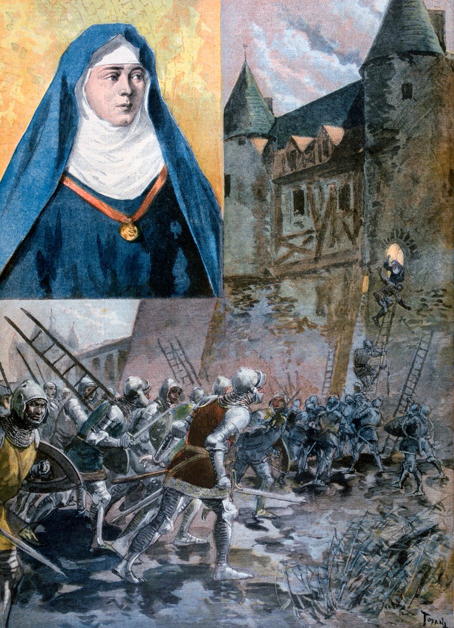 Die Schwester von Bertrand du Guesclin, 1894 von Unbekannt