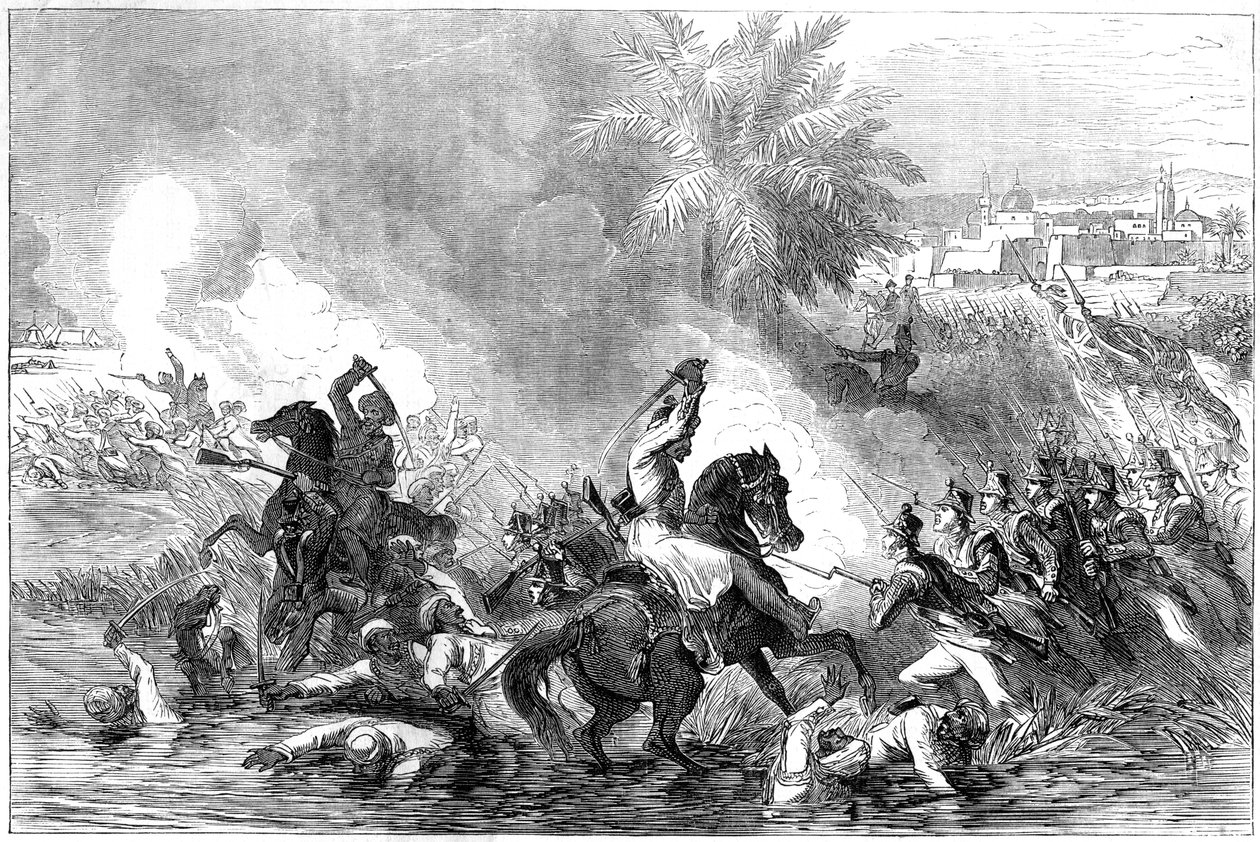 Der Ausfall der Garnison von Dschalalabad, Afghanistan, 1842 von Unbekannt