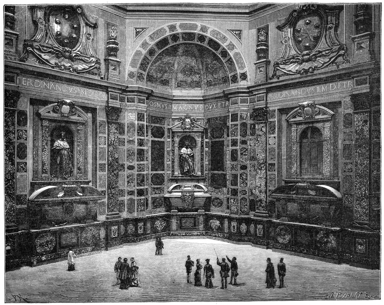 Das Grab des letzten Medici, Basilika San Lorenzo, Florenz, Italien, 1882 von Unbekannt