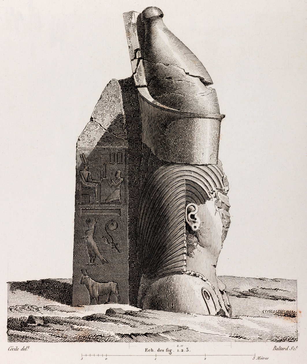 Theben, Louqsor, Nahaufnahme von Unbekannt