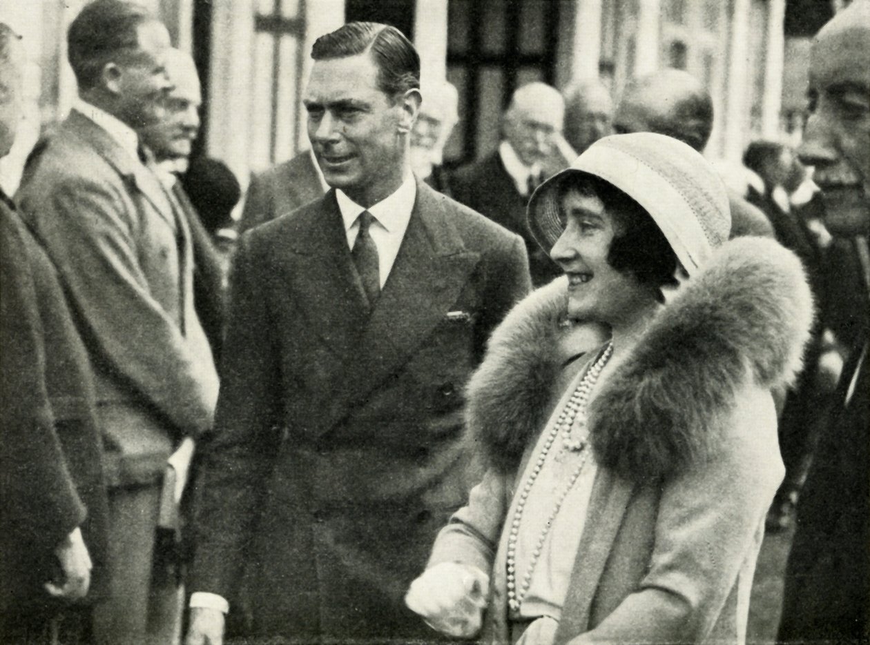 Ihre Majestäten auf der Royal Agricultural Show, Southampton, 1932, 1937 von Unbekannt