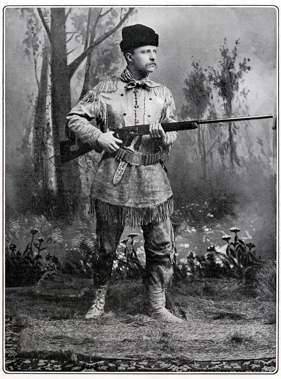 Theodore Roosevelt, amerikanischer Soldat und Politiker, ca. 1898 von Unbekannt