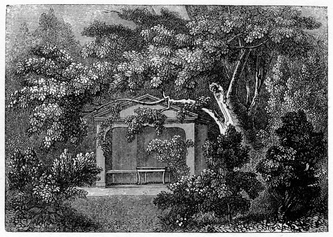 Thomson der Dichteralkoven, Richmond, Surrey, 1840 von Unbekannt