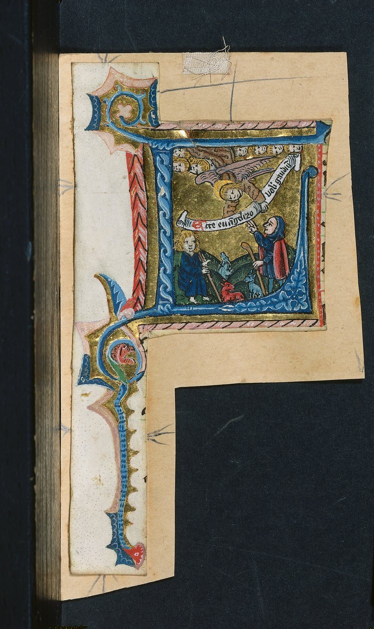 Drei Ausschnitte aus einem Missale, ca. 1470-1500 von Unbekannt