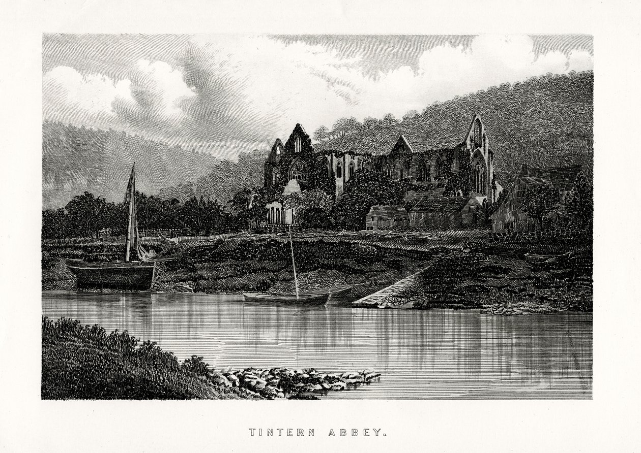 Tintern Abbey, Monmouthshire, England, 1896 von Unbekannt