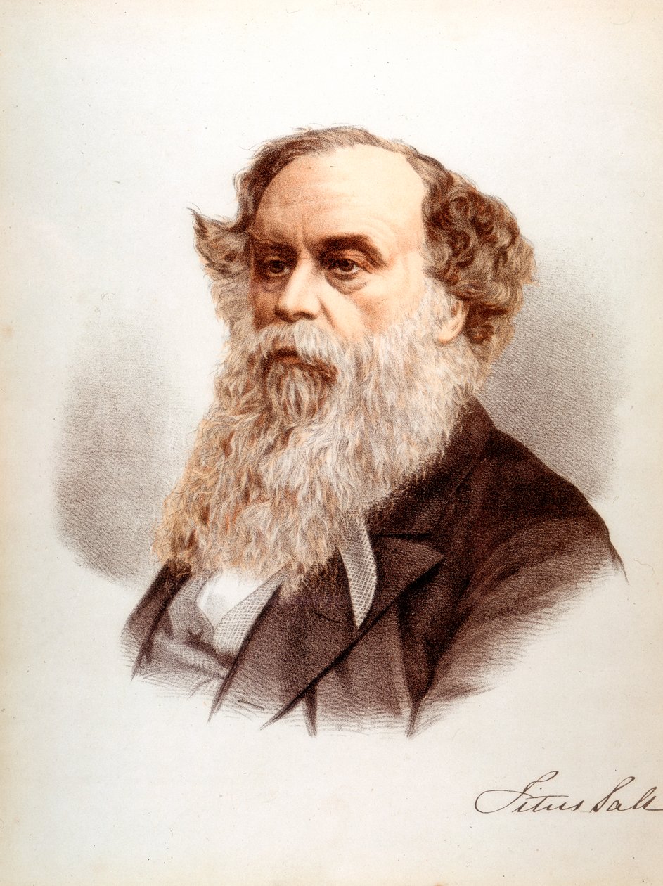 Titus Salt, britischer Wollhändler und Industrieller, ca. 1880 von Unbekannt