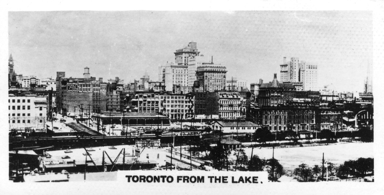 Toronto vom See aus, Kanada von Unbekannt