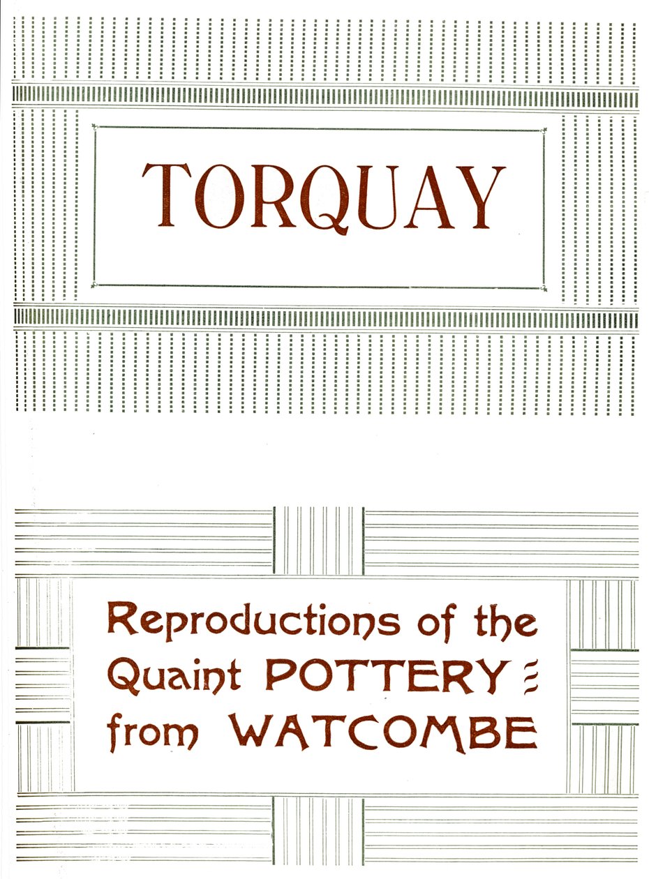 Torquay - Reproduktionen der altmodischen Keramik aus Watcombe von Unbekannt