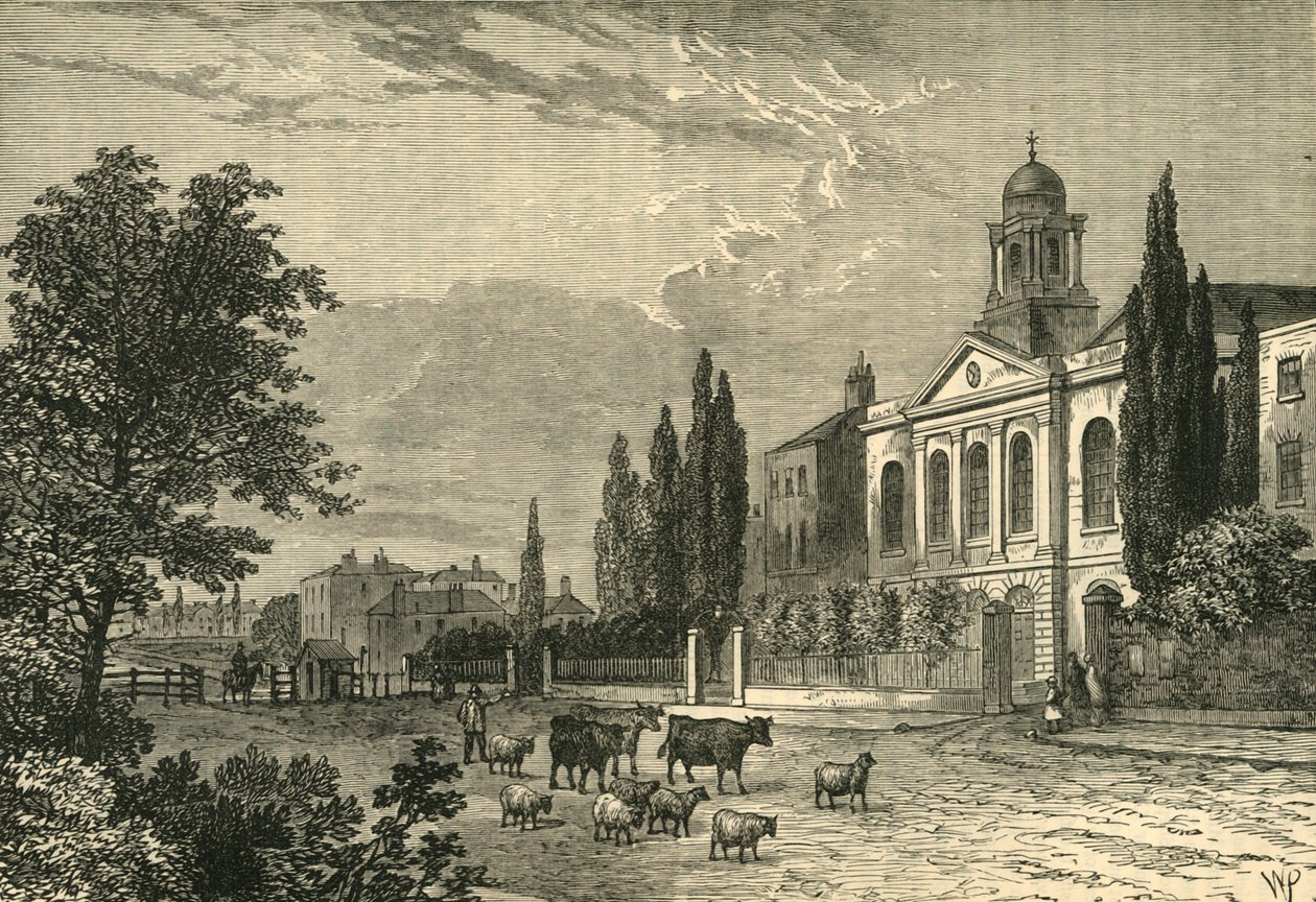 Mautstelle an der Hampstead Road und St. James