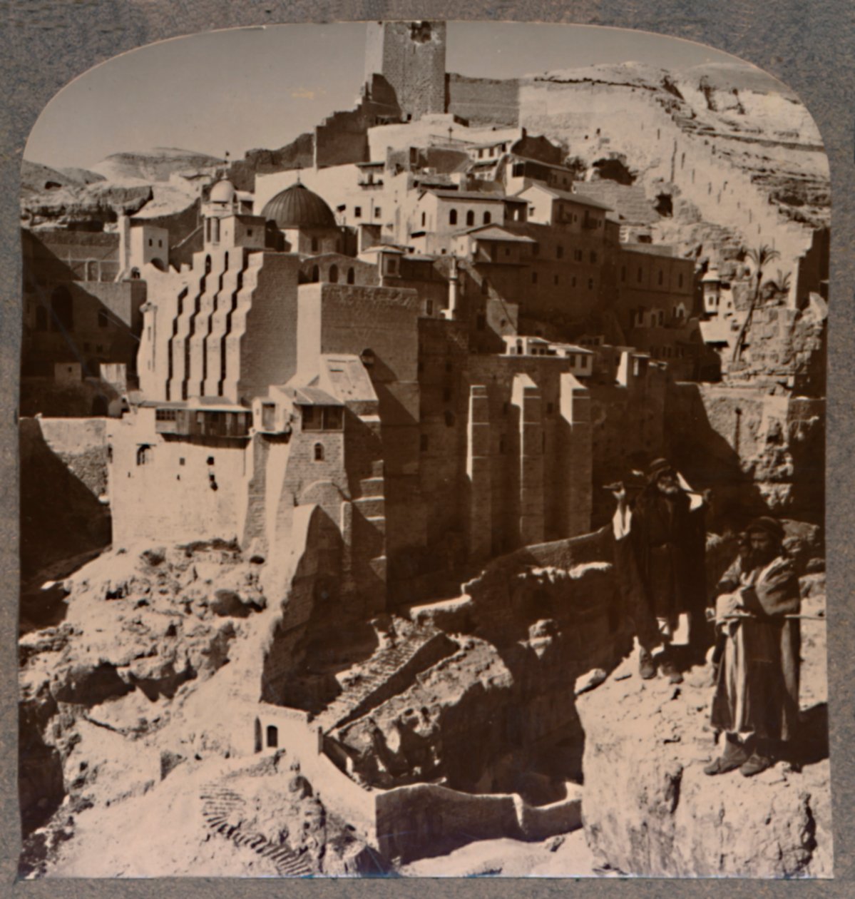 Tal von Mar Saba und Kloster, vom Bach Kedron, um 1900 von Unbekannt