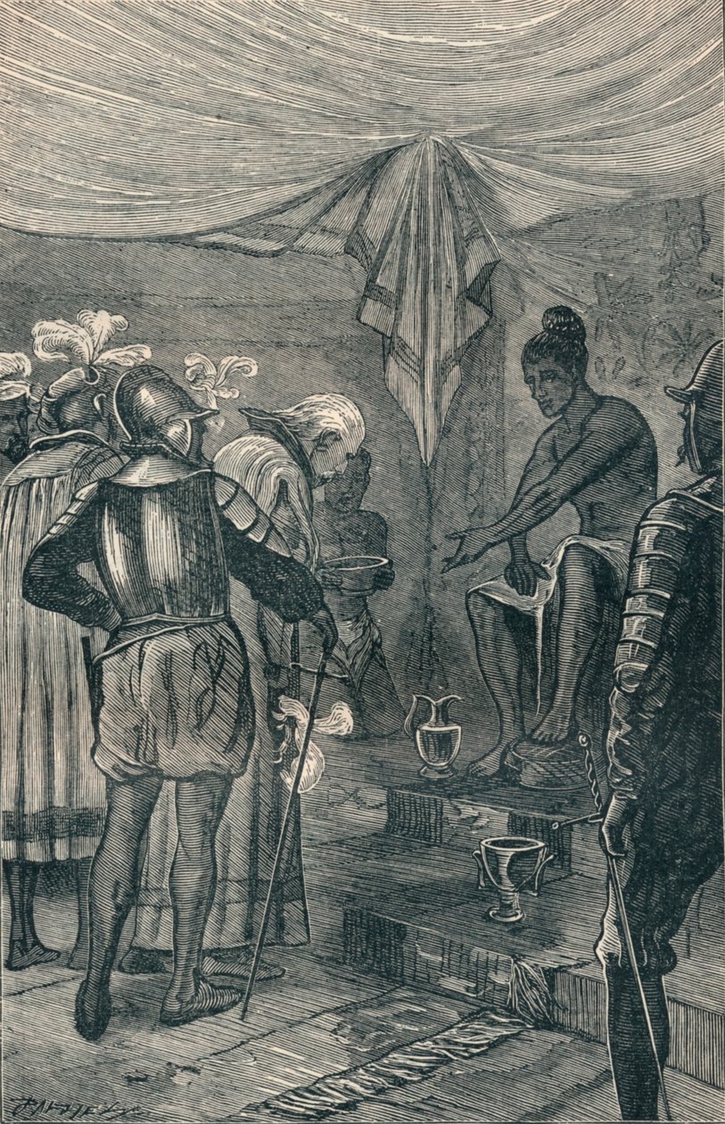 Vasco da Gama besucht den König, 1904 von Unbekannt