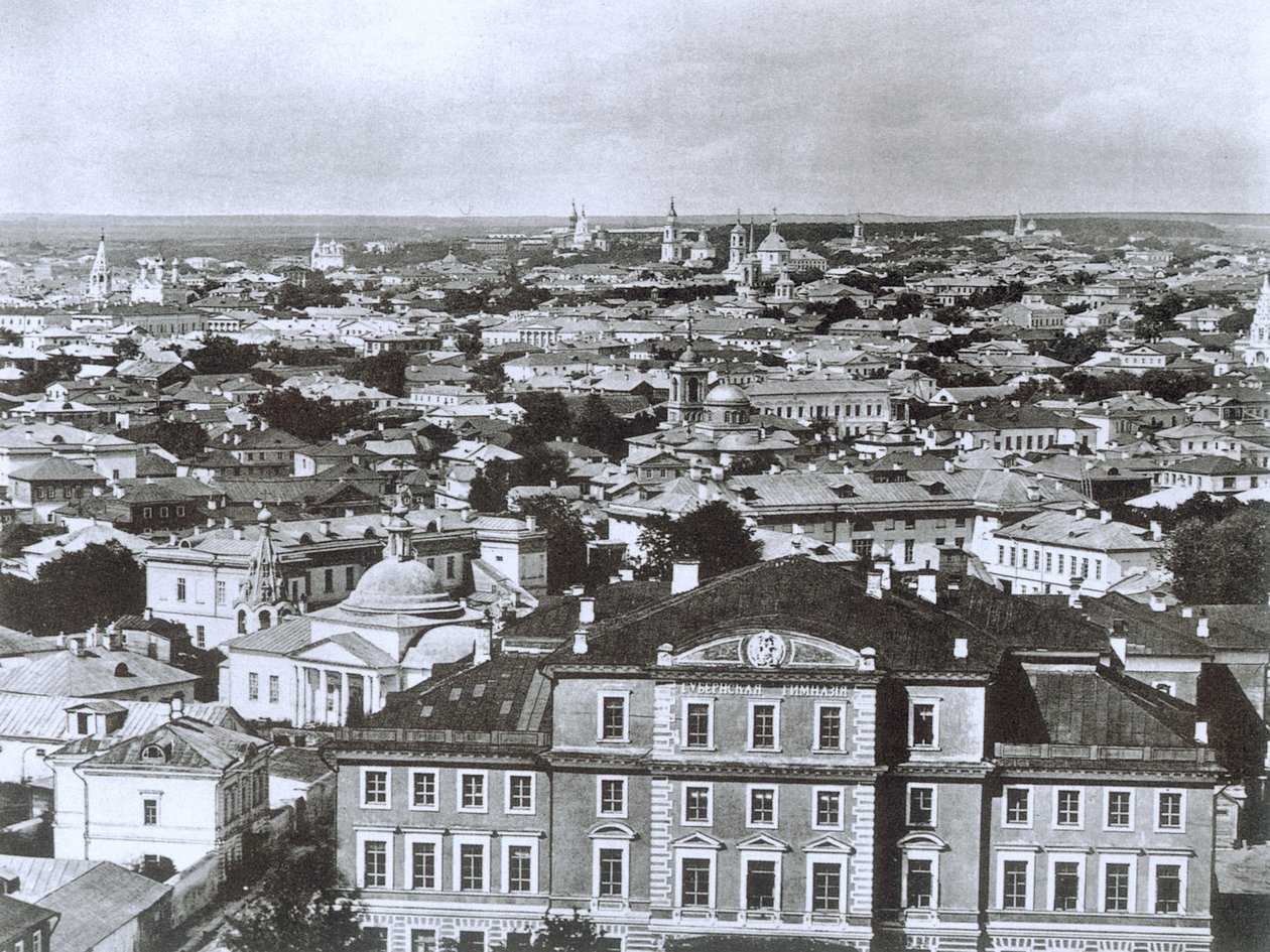 Blick auf Moskau vom Iwan-der-Große-Glockenturm, Russland, 1884 von Unbekannt