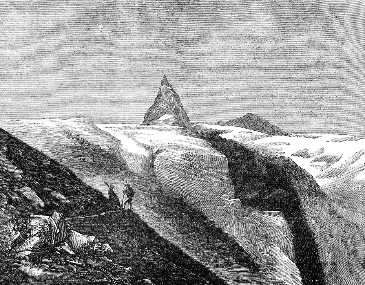 Blick auf das Matterhorn, späte 19. Jahrhundert von Unbekannt