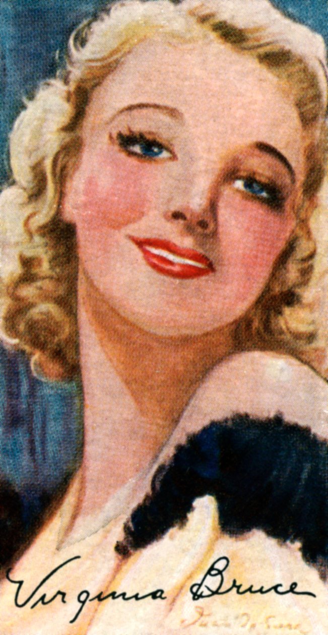 Virginia Bruce, 1910-1982, amerikanische Schauspielerin und Sängerin, 20. Jahrhundert von Unbekannt