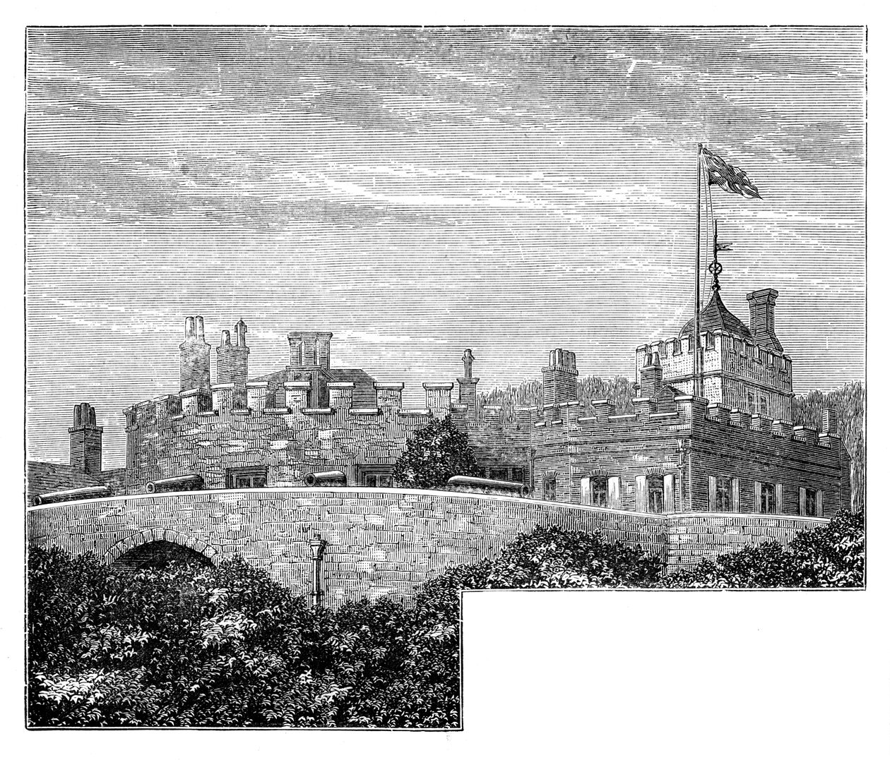 Walmer Castle, Kent, ca. 1888 von Unbekannt