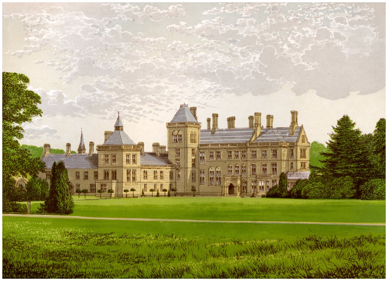 Walton Hall, Warwickshire, Heimat von Baronet Mordaunt, ca. 1880 von Unbekannt