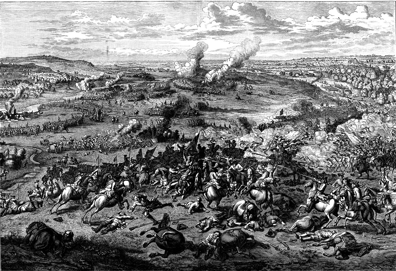 Spanischer Erbfolgekrieg: Schlacht von Blenheim, Bayern, 3. August 1704 von Unbekannt