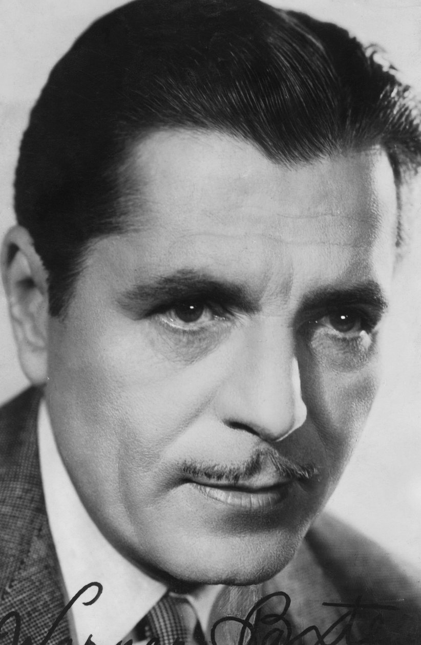 Warner Baxter, amerikanischer Schauspieler, signiertes Foto von Unbekannt