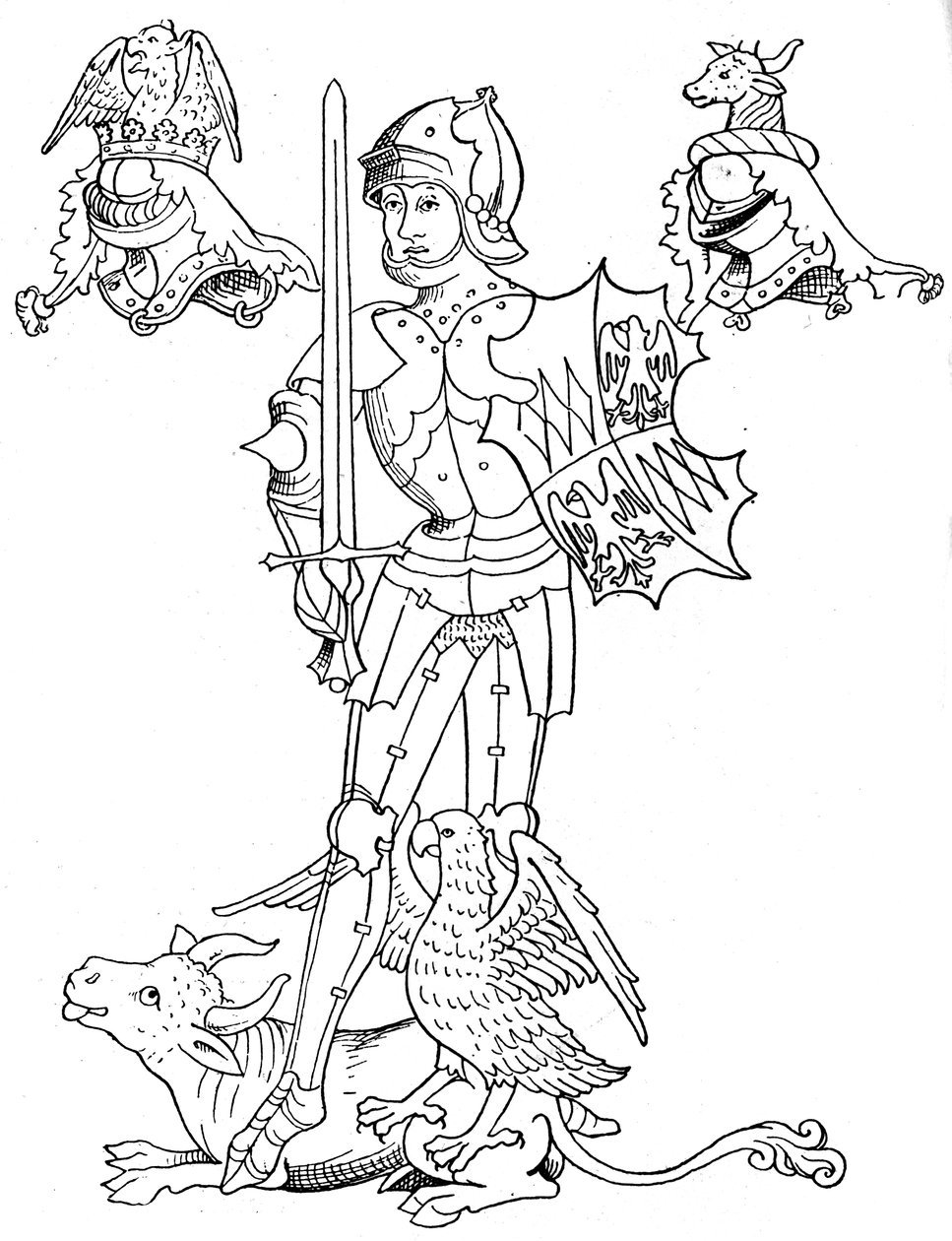 Warwick der Königsmacher, englischer Adliger und Soldat des 15. Jahrhunderts von Unbekannt