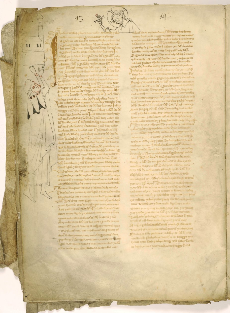 Welf I., Herzog von Bayern aus dem Codex maior traditionum Weingartensium von Unbekannt