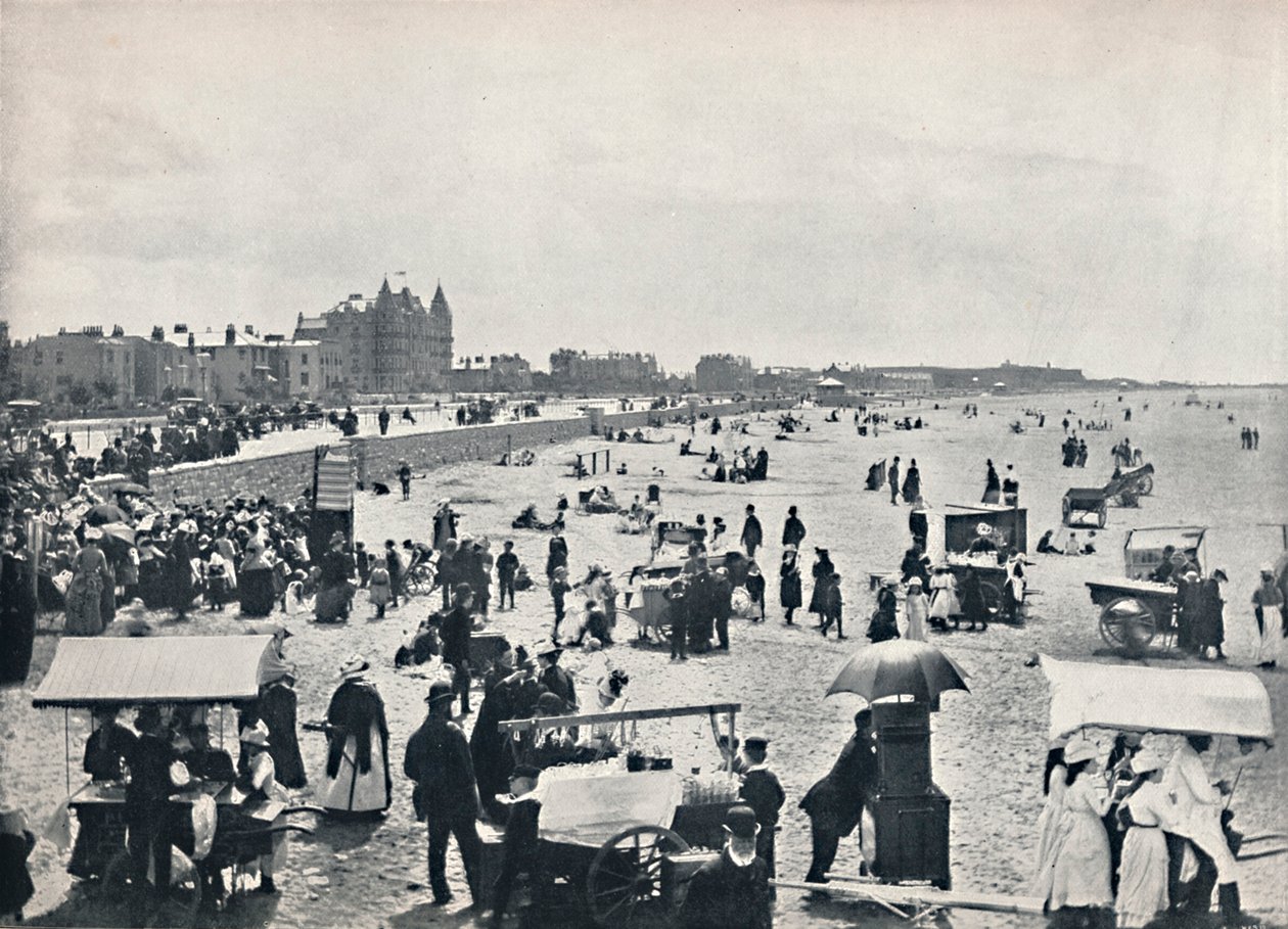 Weston-Super-Mare - Eine Sommerszene am Strand, 1895 von Unbekannt