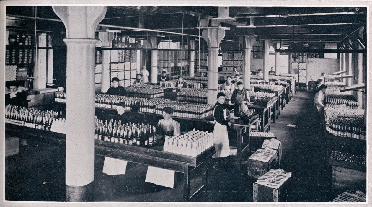 Wo das berühmte Yorkshire Relish hergestellt wird, 1906 von Unbekannt