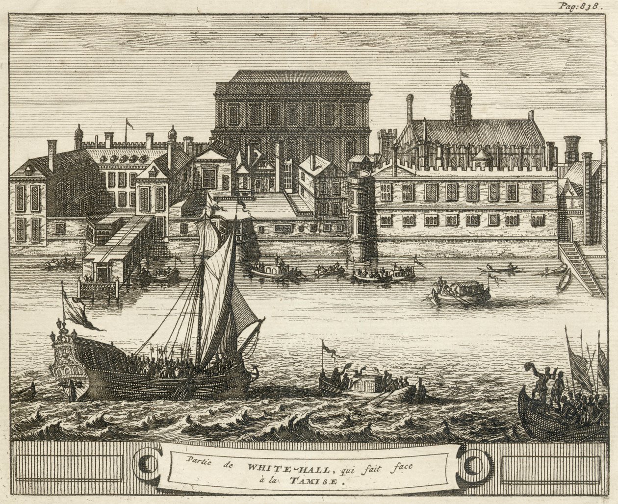 Whitehall, Westminster, London, 1707 von Unbekannt