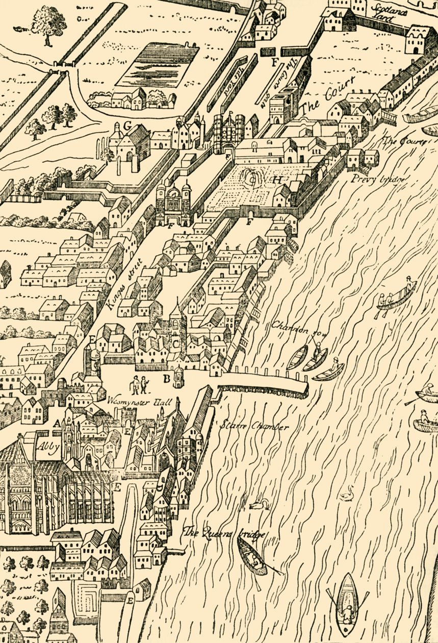 Whitehall und Westminster, 1881 von Unbekannt