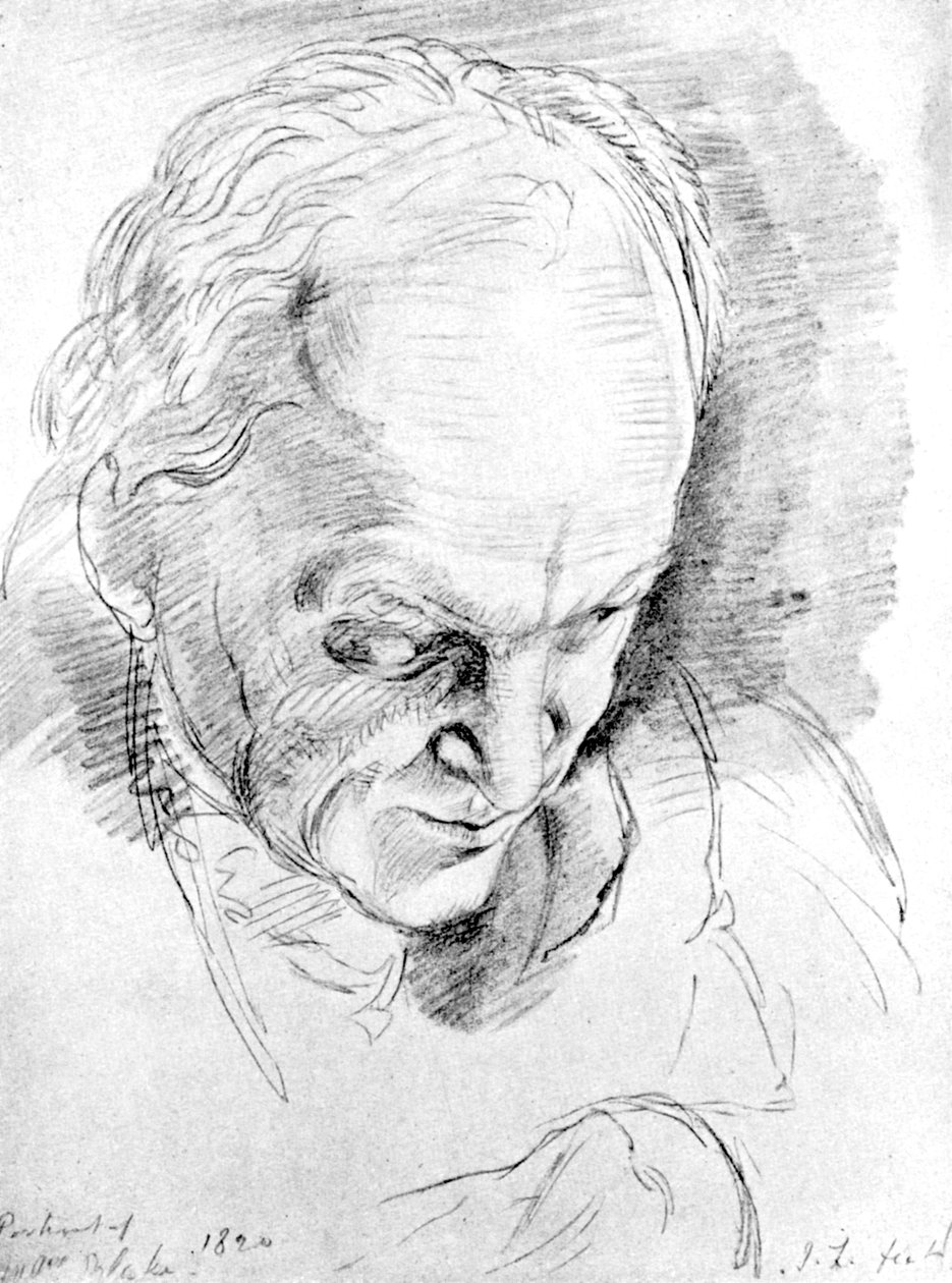 William Blake 1757-1827, englischer Mystiker, Dichter, Maler und Graveur, 1820 von Unbekannt