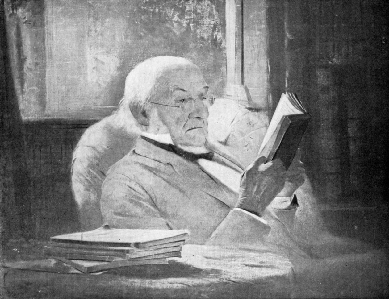 William Ewart Gladstone, britischer Staatsmann der Liberalen Partei und Premierminister, späte 19. Jahrhundert von Unbekannt