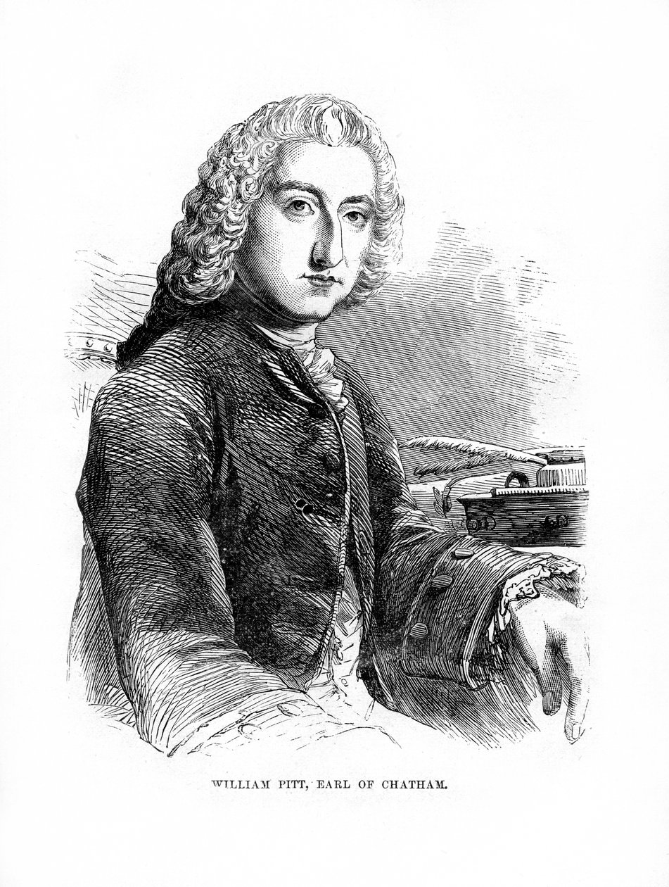 William Pitt, 1. Earl of Chatham, britischer Whig-Staatsmann, 1872 von Unbekannt