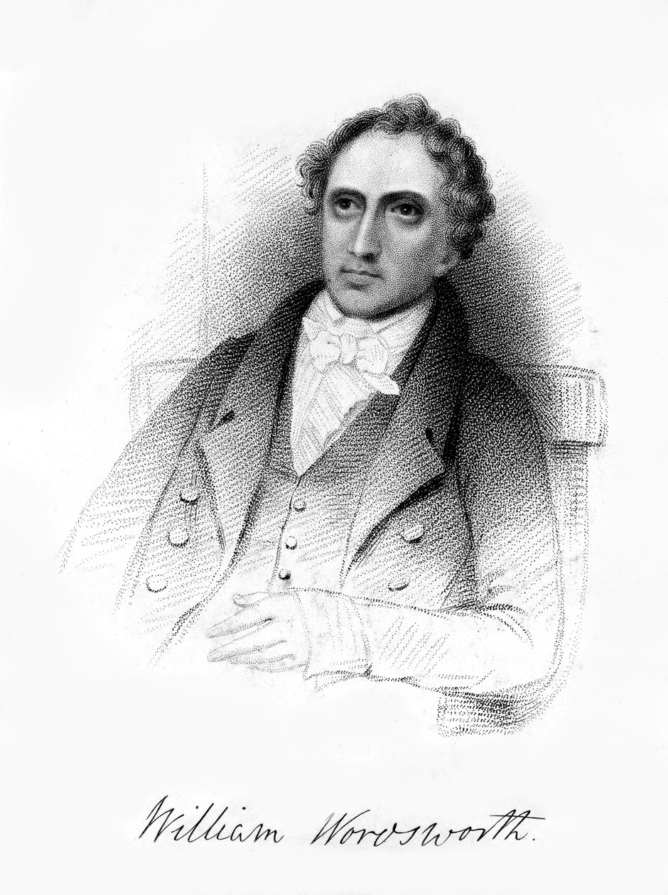 William Wordsworth, englischer romantischer Dichter, 19. Jahrhundert von Unbekannt
