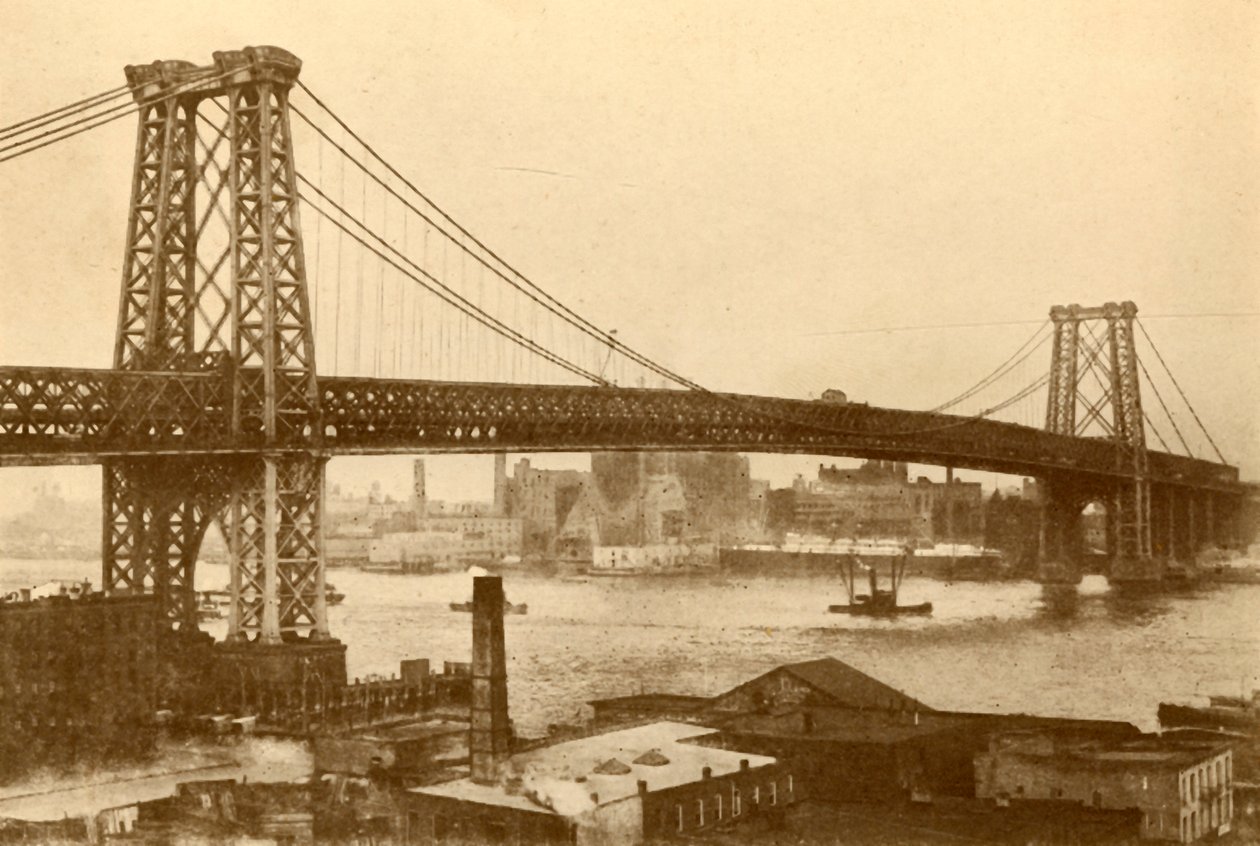Williamsburg Hängebrücke, New York von Unbekannt